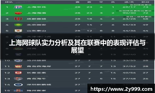 上海网球队实力分析及其在联赛中的表现评估与展望